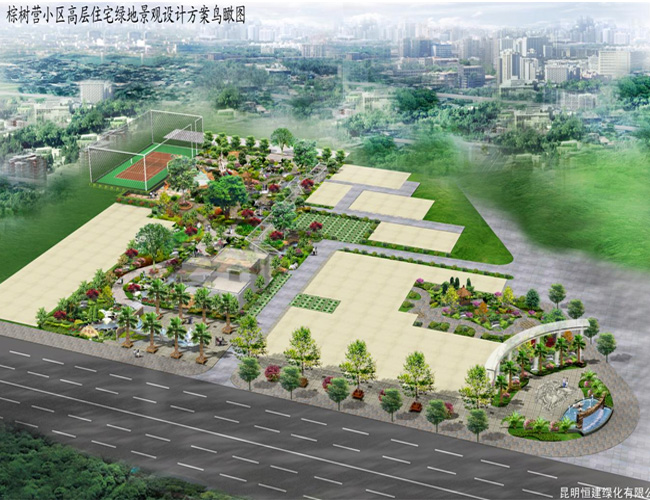 棕樹(shù)營(yíng)小區(qū)景觀(guān)設(shè)計(jì)-景觀(guān)設(shè)計(jì)